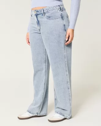 Curvy Mid-Rise Medium Wash Baggy Jeans,Curvy Mid-Rise Medium Wash Baggy Jeans Curvy Mid-Rise Medium Wash Baggy Jeans,Curvy Mid-Rise Medium Wash Baggy Jeans