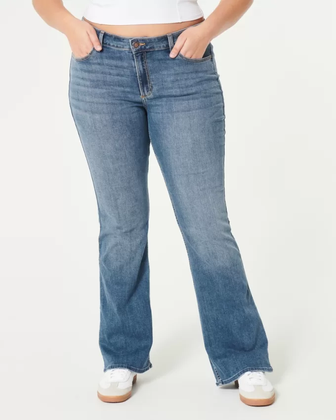 Curvy Mid-Rise Medium Wash Boot Jeans,Curvy Mid-Rise Medium Wash Boot Jeans Curvy Mid-Rise Medium Wash Boot Jeans,Curvy Mid-Rise Medium Wash Boot Jeans