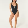 Curvy Ribbed One-Piece Swimsuit,Curvy Ribbed One-Piece Swimsuit Curvy Ribbed One-Piece Swimsuit,Curvy Ribbed One-Piece Swimsuit