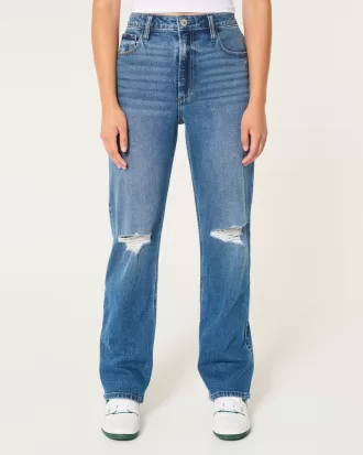 Curvy Ultra High-Rise Ripped Medium Wash Dad Jeans,Curvy Ultra High-Rise Ripped Medium Wash Dad Jeans Curvy Ultra High-Rise Ripped Medium Wash Dad Jeans,Curvy Ultra High-Rise Ripped Medium Wash Dad Jeans