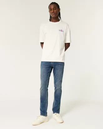 Dark Medium Wash Skinny Jeans,Dark Medium Wash Skinny Jeans