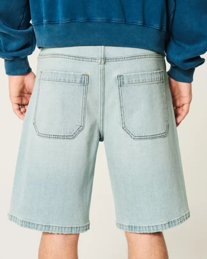 Distressed Baggy Jean Shorts,Distressed Baggy Jean Shorts