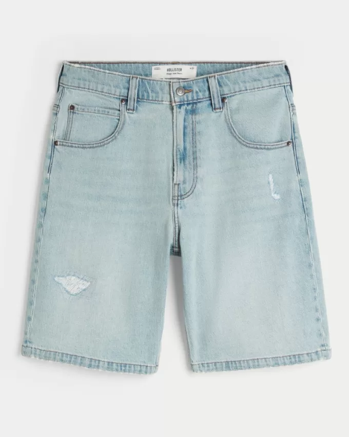 Distressed Baggy Jean Shorts,Distressed Baggy Jean Shorts