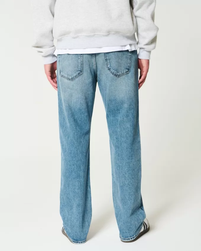 Distressed Medium Wash Straight Jeans,Distressed Medium Wash Straight Jeans Distressed Medium Wash Straight Jeans,Distressed Medium Wash Straight Jeans