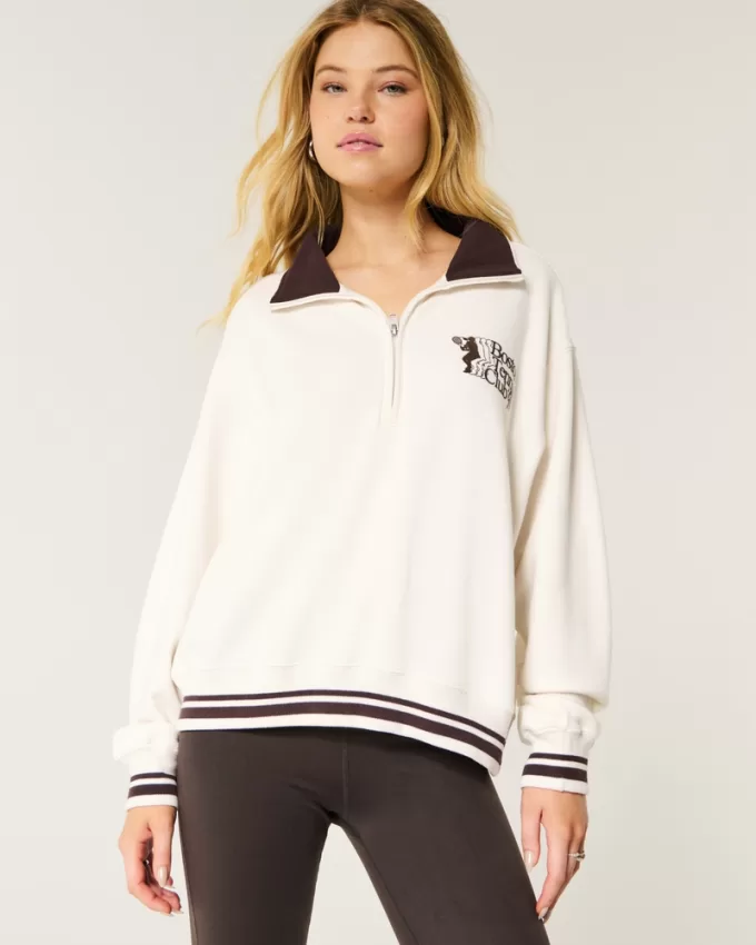 Easy Boston Tennis Club Graphic Half-Zip Sweatshirt,Easy Boston Tennis Club Graphic Half-Zip Sweatshirt Easy Boston Tennis Club Graphic Half-Zip Sweatshirt,Easy Boston Tennis Club Graphic Half-Zip Sweatshirt