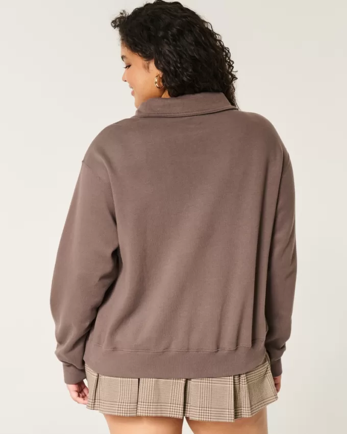 Easy Copenhagen Graphic Half-Zip Sweatshirt,Easy Copenhagen Graphic Half-Zip Sweatshirt