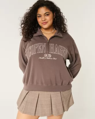 Easy Copenhagen Graphic Half-Zip Sweatshirt,Easy Copenhagen Graphic Half-Zip Sweatshirt Easy Copenhagen Graphic Half-Zip Sweatshirt,Easy Copenhagen Graphic Half-Zip Sweatshirt