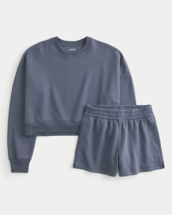 Easy Crew Sweatshirt & Fleece Shorts Bundle,Easy Crew Sweatshirt & Fleece Shorts Bundle Easy Crew Sweatshirt & Fleece Shorts Bundle,Easy Crew Sweatshirt & Fleece Shorts Bundle