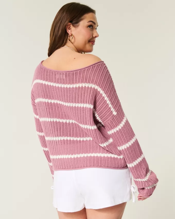 Easy Crochet-Style Sweater,Easy Crochet-Style Sweater Easy Crochet-Style Sweater,Easy Crochet-Style Sweater