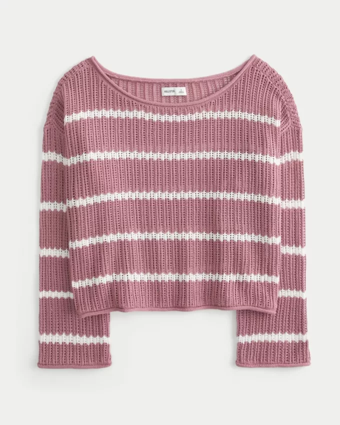 Easy Crochet-Style Sweater,Easy Crochet-Style Sweater Easy Crochet-Style Sweater,Easy Crochet-Style Sweater