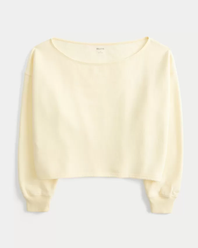 Easy Double Off-the-Shoulder Sweatshirt,Easy Double Off-the-Shoulder Sweatshirt Easy Double Off-the-Shoulder Sweatshirt,Easy Double Off-the-Shoulder Sweatshirt