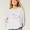 Easy Flower Graphic Crew Sweatshirt,Easy Flower Graphic Crew Sweatshirt Easy Flower Graphic Crew Sweatshirt,Easy Flower Graphic Crew Sweatshirt