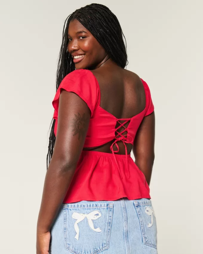 Easy Flutter Sleeve Babydoll Top,Easy Flutter Sleeve Babydoll Top Easy Flutter Sleeve Babydoll Top,Easy Flutter Sleeve Babydoll Top