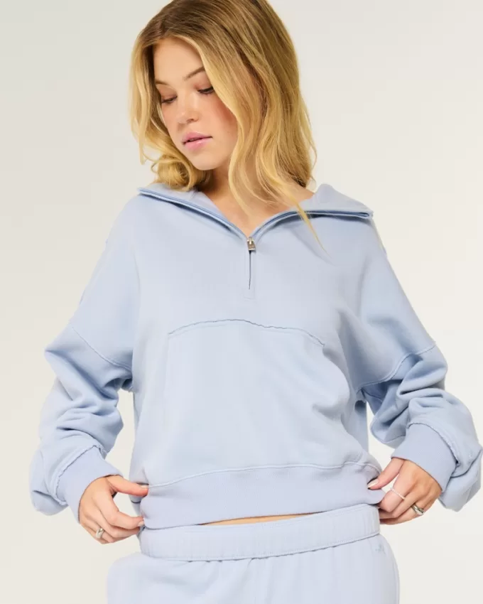 Easy Half-Zip Hoodie,Easy Half-Zip Hoodie Easy Half-Zip Hoodie,Easy Half-Zip Hoodie