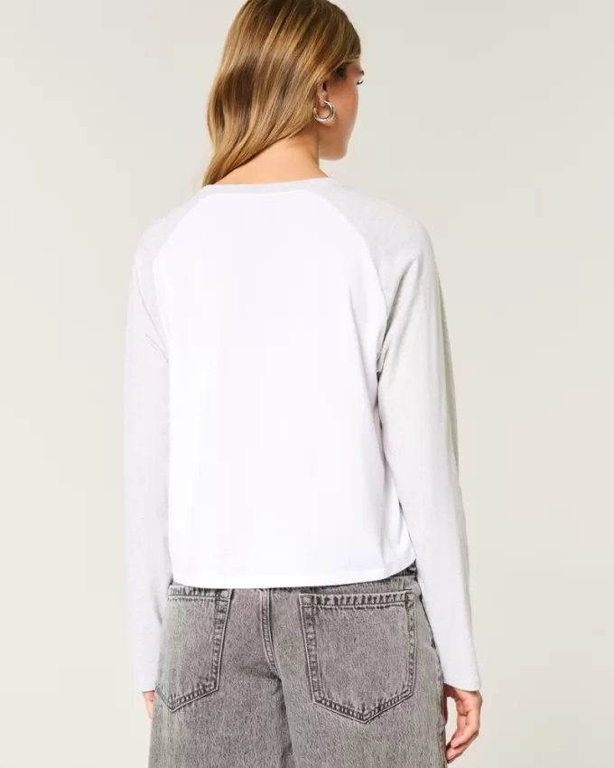 Easy Long-Sleeve Raglan T-Shirt,Easy Long-Sleeve Raglan T-Shirt