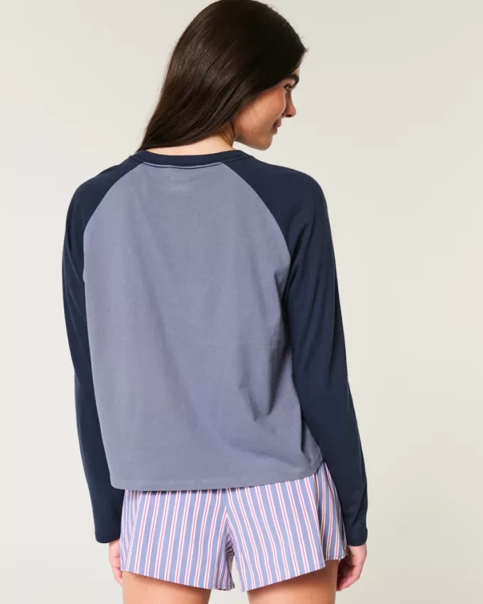 Easy Long-Sleeve Raglan T-Shirt,Easy Long-Sleeve Raglan T-Shirt