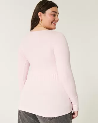 Easy Long-Sleeve Square-Neck Babydoll Top,Easy Long-Sleeve Square-Neck Babydoll Top Easy Long-Sleeve Square-Neck Babydoll Top,Easy Long-Sleeve Square-Neck Babydoll Top