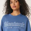 Easy Montauk New York Graphic Crew Sweatshirt,Easy Montauk New York Graphic Crew Sweatshirt