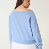 Easy Off-the-Shoulder Making Waves Graphic Crew Sweatshirt,Easy Off-the-Shoulder Making Waves Graphic Crew Sweatshirt Easy Off-the-Shoulder Making Waves Graphic Crew Sweatshirt,Easy Off-the-Shoulder Making Waves Graphic Crew Sweatshirt