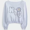 Easy Off-the-Shoulder NYC Graphic Sweatshirt,Easy Off-the-Shoulder NYC Graphic Sweatshirt Easy Off-the-Shoulder NYC Graphic Sweatshirt,Easy Off-the-Shoulder NYC Graphic Sweatshirt