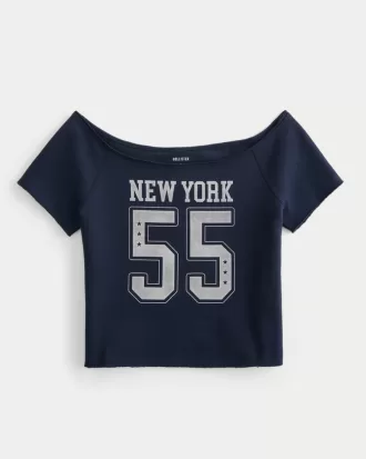 Easy Off-the-Shoulder New York Graphic Sweatshirt,Easy Off-the-Shoulder New York Graphic Sweatshirt Easy Off-the-Shoulder New York Graphic Sweatshirt,Easy Off-the-Shoulder New York Graphic Sweatshirt