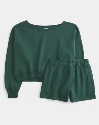 Easy Off-the-Shoulder Sweatshirt & Fleece Shorts Set,Easy Off-the-Shoulder Sweatshirt & Fleece Shorts Set Easy Off-the-Shoulder Sweatshirt & Fleece Shorts Set,Easy Off-the-Shoulder Sweatshirt & Fleece Shorts Set