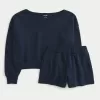 Easy Off-the-Shoulder Sweatshirt & Fleece Shorts Set,Easy Off-the-Shoulder Sweatshirt & Fleece Shorts Set Easy Off-the-Shoulder Sweatshirt & Fleece Shorts Set,Easy Off-the-Shoulder Sweatshirt & Fleece Shorts Set