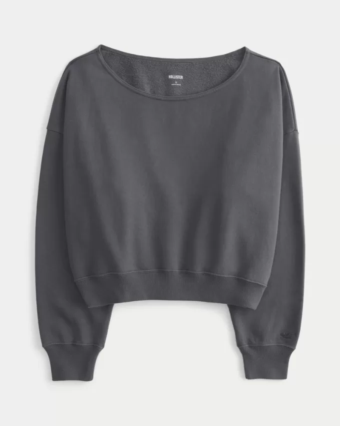 Easy Off-the-Shoulder Sweatshirt,Easy Off-the-Shoulder Sweatshirt Easy Off-the-Shoulder Sweatshirt,Easy Off-the-Shoulder Sweatshirt