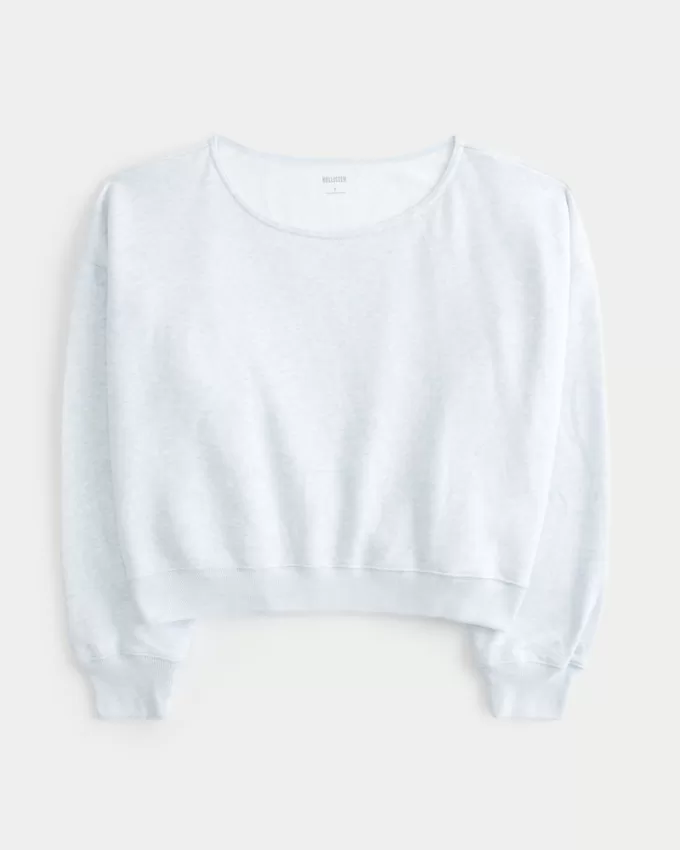 Easy Off-the-Shoulder Sweatshirt,Easy Off-the-Shoulder Sweatshirt