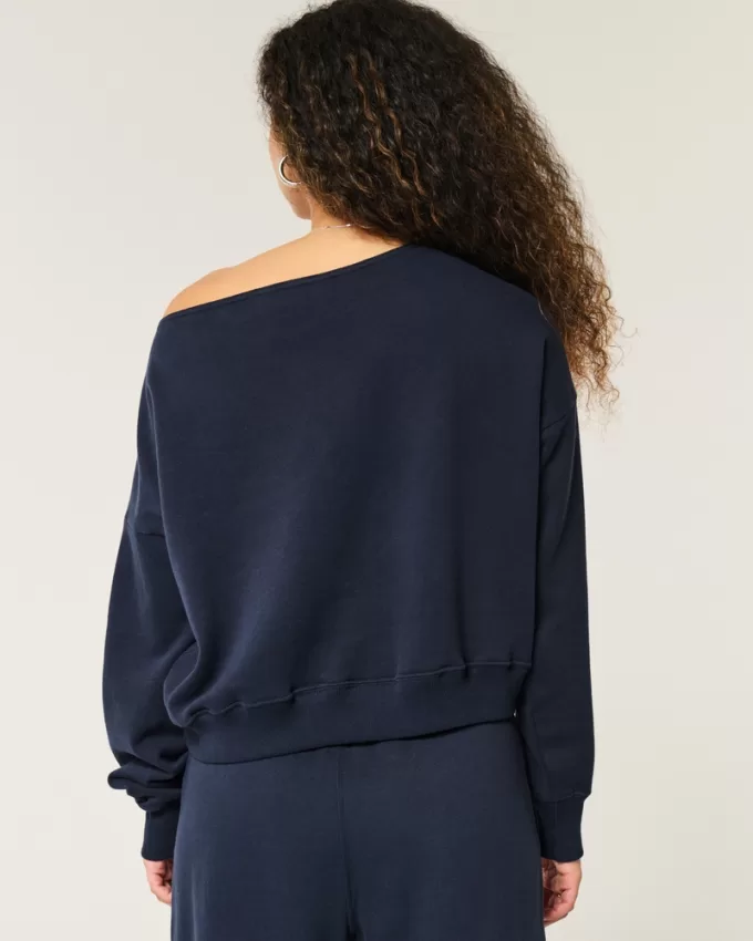 Easy Off-the-Shoulder Sweatshirt,Easy Off-the-Shoulder Sweatshirt Easy Off-the-Shoulder Sweatshirt,Easy Off-the-Shoulder Sweatshirt