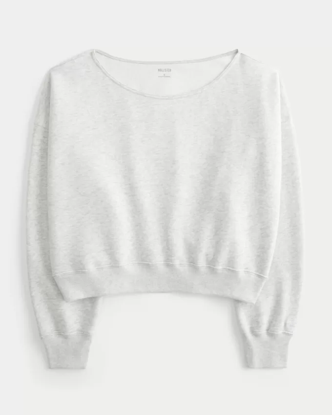 Easy Off-the-Shoulder Sweatshirt,Easy Off-the-Shoulder Sweatshirt Easy Off-the-Shoulder Sweatshirt,Easy Off-the-Shoulder Sweatshirt