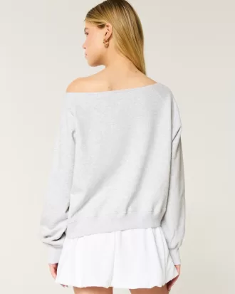 Easy Off-the-Shoulder UCLA Graphic Sweatshirt,Easy Off-the-Shoulder UCLA Graphic Sweatshirt Easy Off-the-Shoulder UCLA Graphic Sweatshirt,Easy Off-the-Shoulder UCLA Graphic Sweatshirt