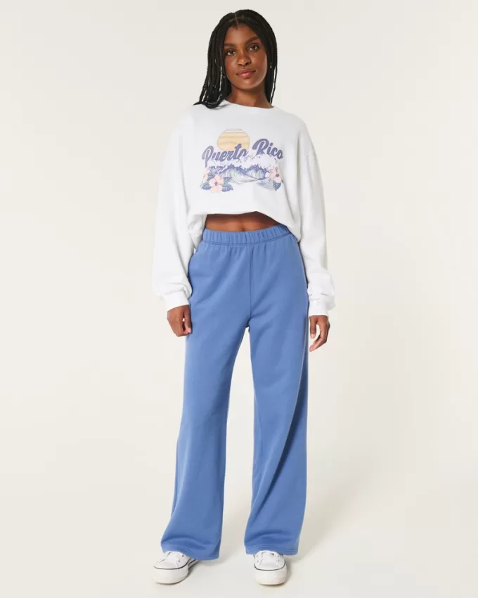 Easy Puerto Rico Graphic Crew Sweatshirt,Easy Puerto Rico Graphic Crew Sweatshirt