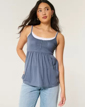 Easy Scoop Henley Babydoll Top,Easy Scoop Henley Babydoll Top