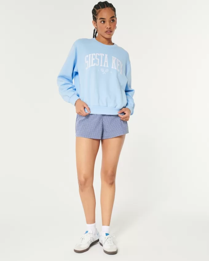 Easy Siesta Key Graphic Crew Sweatshirt,Easy Siesta Key Graphic Crew Sweatshirt