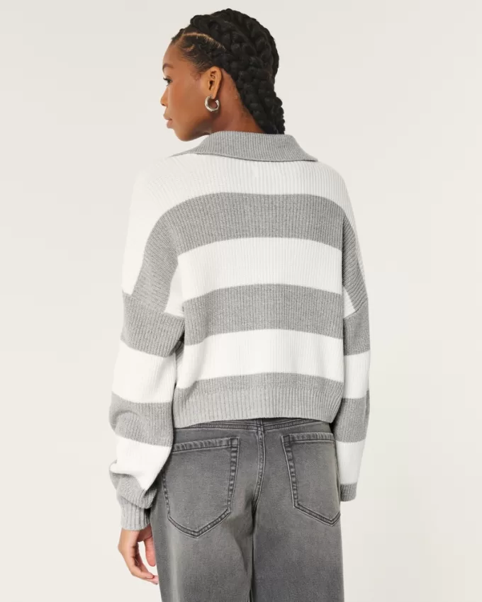 Easy Stitchy Polo Sweater,Easy Stitchy Polo Sweater Easy Stitchy Polo Sweater,Easy Stitchy Polo Sweater