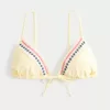 Embroidered Triangle Bikini Top,Embroidered Triangle Bikini Top Embroidered Triangle Bikini Top,Embroidered Triangle Bikini Top