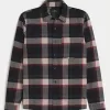Flannel Button-Through Shirt,Flannel Button-Through Shirt Flannel Button-Through Shirt,Flannel Button-Through Shirt