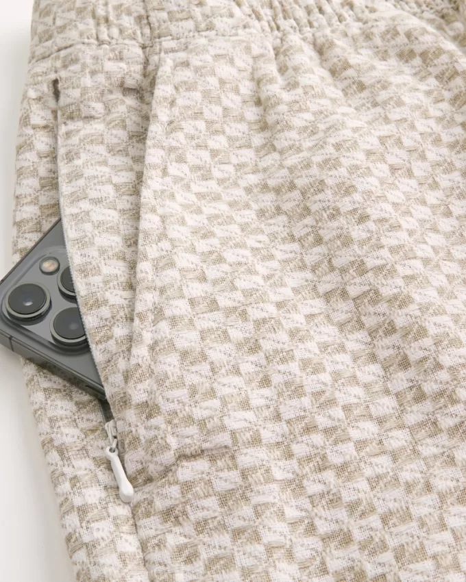 Flex-Waist Textural Woven Shorts 8″,Flex-Waist Textural Woven Shorts 8″ Flex-Waist Textural Woven Shorts 8″,Flex-Waist Textural Woven Shorts 8″