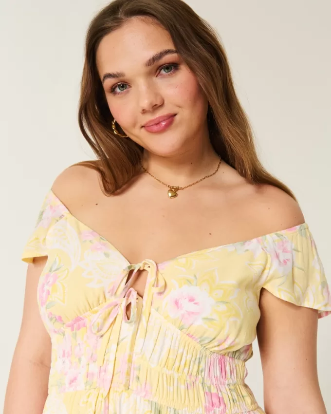 Flutter Sleeve Double-Tie Midi Dress,Flutter Sleeve Double-Tie Midi Dress Flutter Sleeve Double-Tie Midi Dress,Flutter Sleeve Double-Tie Midi Dress