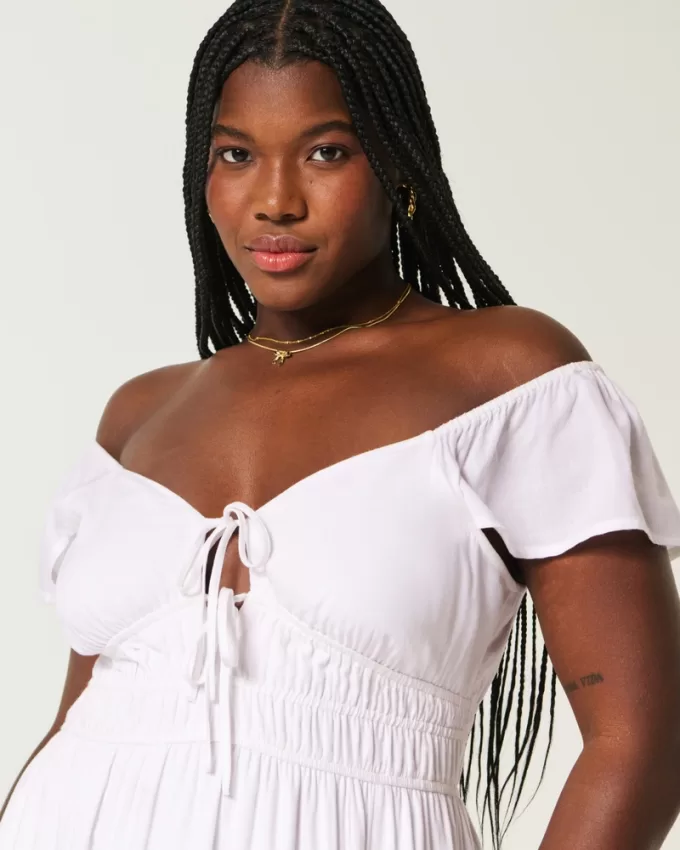 Flutter Sleeve Double-Tie Midi Dress,Flutter Sleeve Double-Tie Midi Dress Flutter Sleeve Double-Tie Midi Dress,Flutter Sleeve Double-Tie Midi Dress