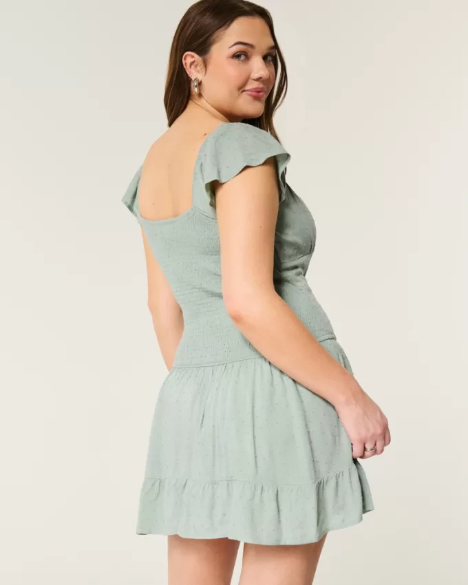 Flutter Sleeve Skort Dress,Flutter Sleeve Skort Dress