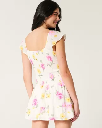 Flutter Sleeve Skort Dress,Flutter Sleeve Skort Dress Flutter Sleeve Skort Dress,Flutter Sleeve Skort Dress