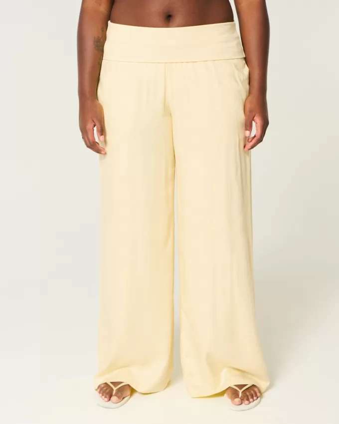 Foldover Waist Super Baggy Pants,Foldover Waist Super Baggy Pants Foldover Waist Super Baggy Pants,Foldover Waist Super Baggy Pants