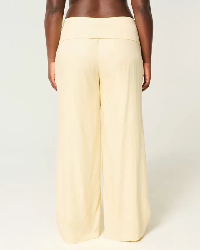 Foldover Waist Super Baggy Pants,Foldover Waist Super Baggy Pants Foldover Waist Super Baggy Pants,Foldover Waist Super Baggy Pants