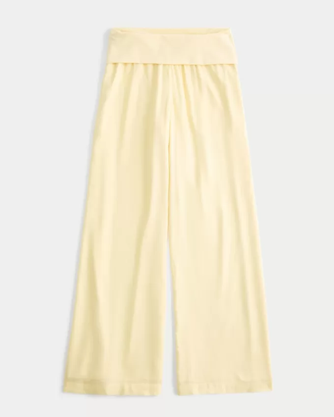 Foldover Waist Super Baggy Pants,Foldover Waist Super Baggy Pants Foldover Waist Super Baggy Pants,Foldover Waist Super Baggy Pants