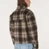 Fuzzy Plaid Shacket,Fuzzy Plaid Shacket Fuzzy Plaid Shacket,Fuzzy Plaid Shacket