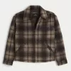 Fuzzy Plaid Shacket,Fuzzy Plaid Shacket Fuzzy Plaid Shacket,Fuzzy Plaid Shacket