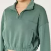 Gilly Hicks Active Cooldown Quarter-Zip Top,Gilly Hicks Active Cooldown Quarter-Zip Top