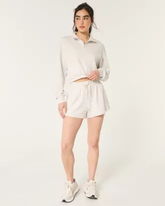 Gilly Hicks Active Cooldown Quarter-Zip Top,Gilly Hicks Active Cooldown Quarter-Zip Top